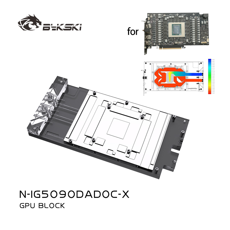 Bykski N-IG5090DADOC-X GPU Blo - đánh giá và giá Rtx 5090 32Gb
